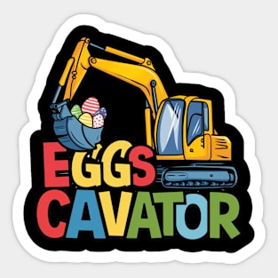 Eggscavator Sticker